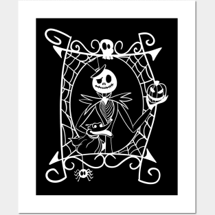 Kid's Jack Skellington halloween Posters and Art